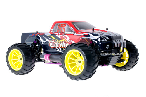 Himoto 1:10 Nitro Truck Black Red